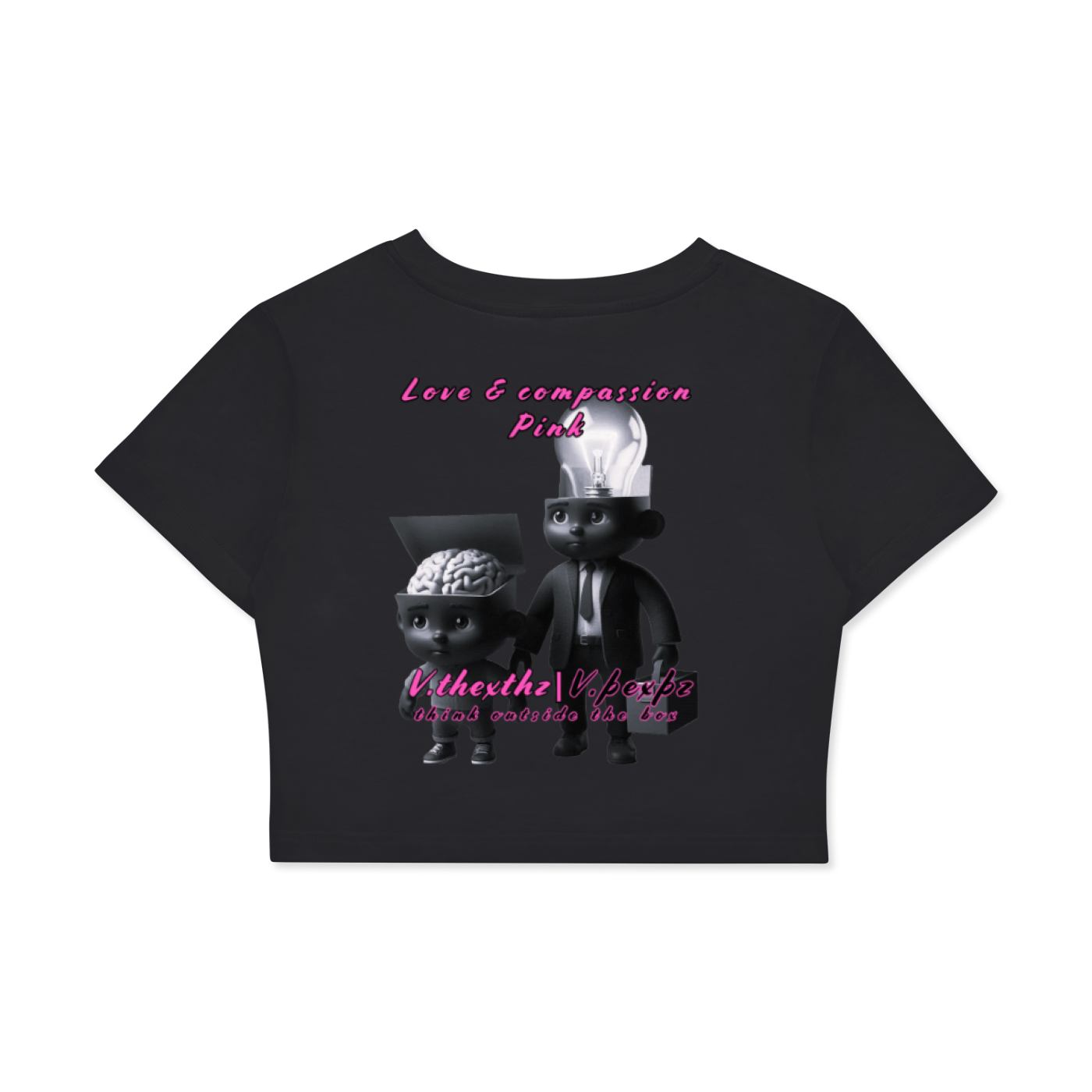 Fitted Crop Cotton T-Shirt