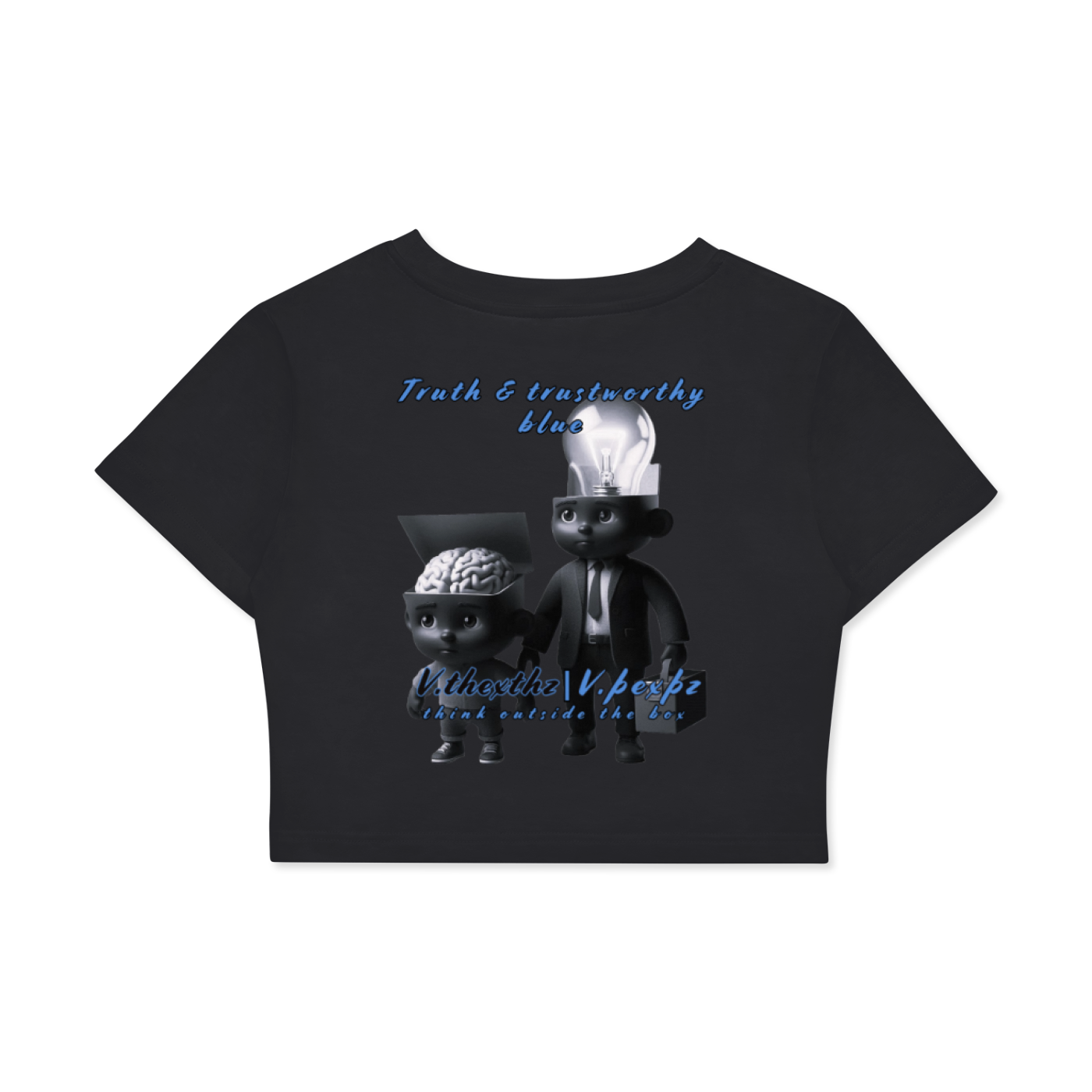 Fitted Crop Cotton T-Shirt